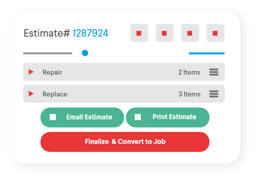 Manage Field Service Estimates