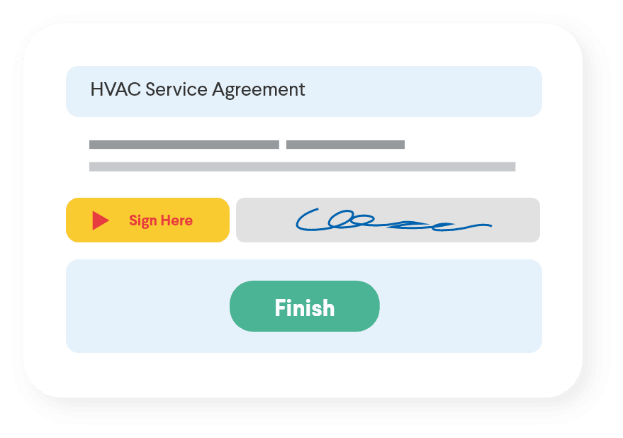 Field Service eSign feature
