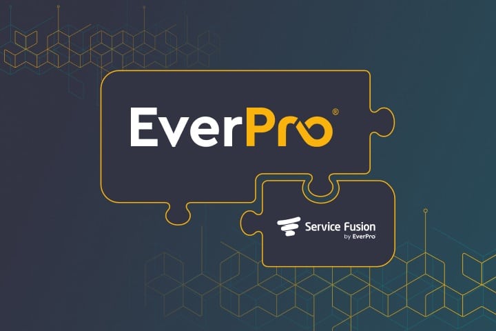 An infographic visualizing how Service Fusion fits into the EverPro brand ecosystem.