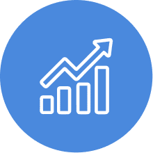 Real-time business insights icon