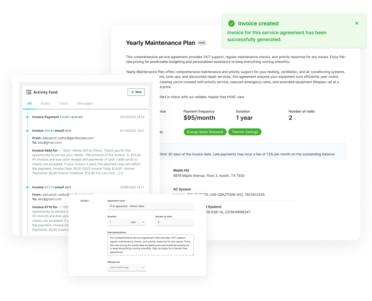 Service Agreements